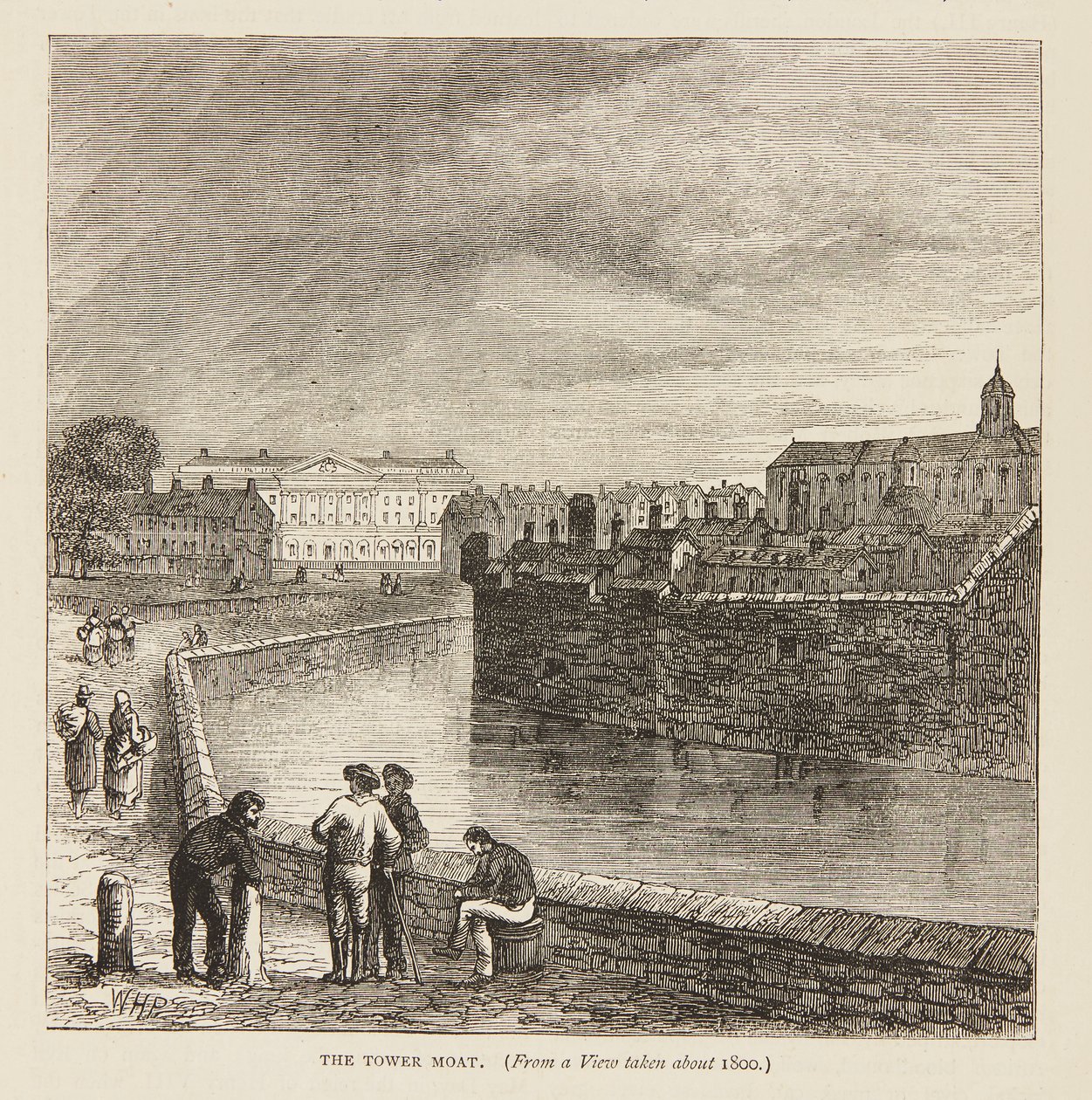 A várárok 1800 körül alkotó: William Henry Prior
