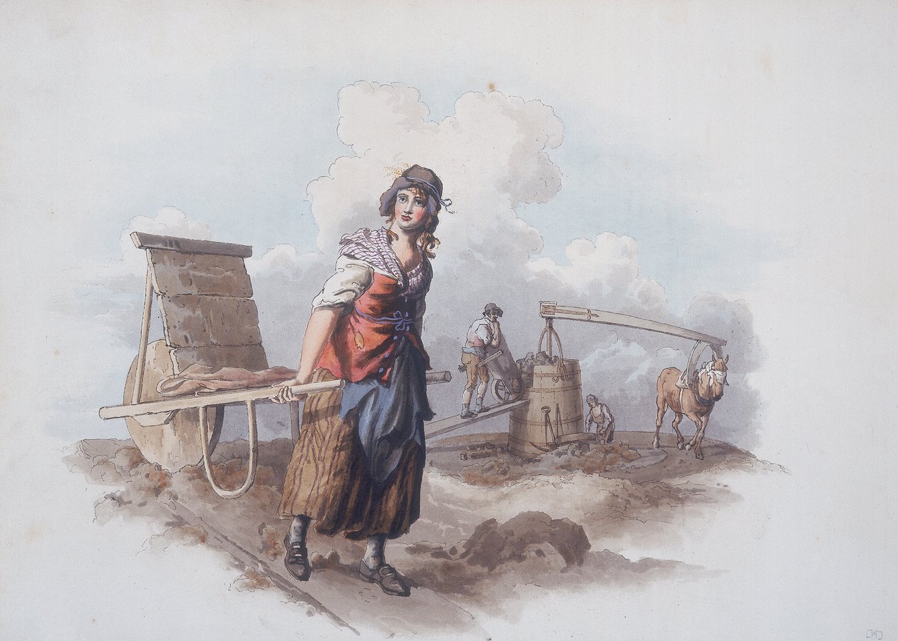 Téglagyártó, 1808 alkotó: William Henry Pyne
