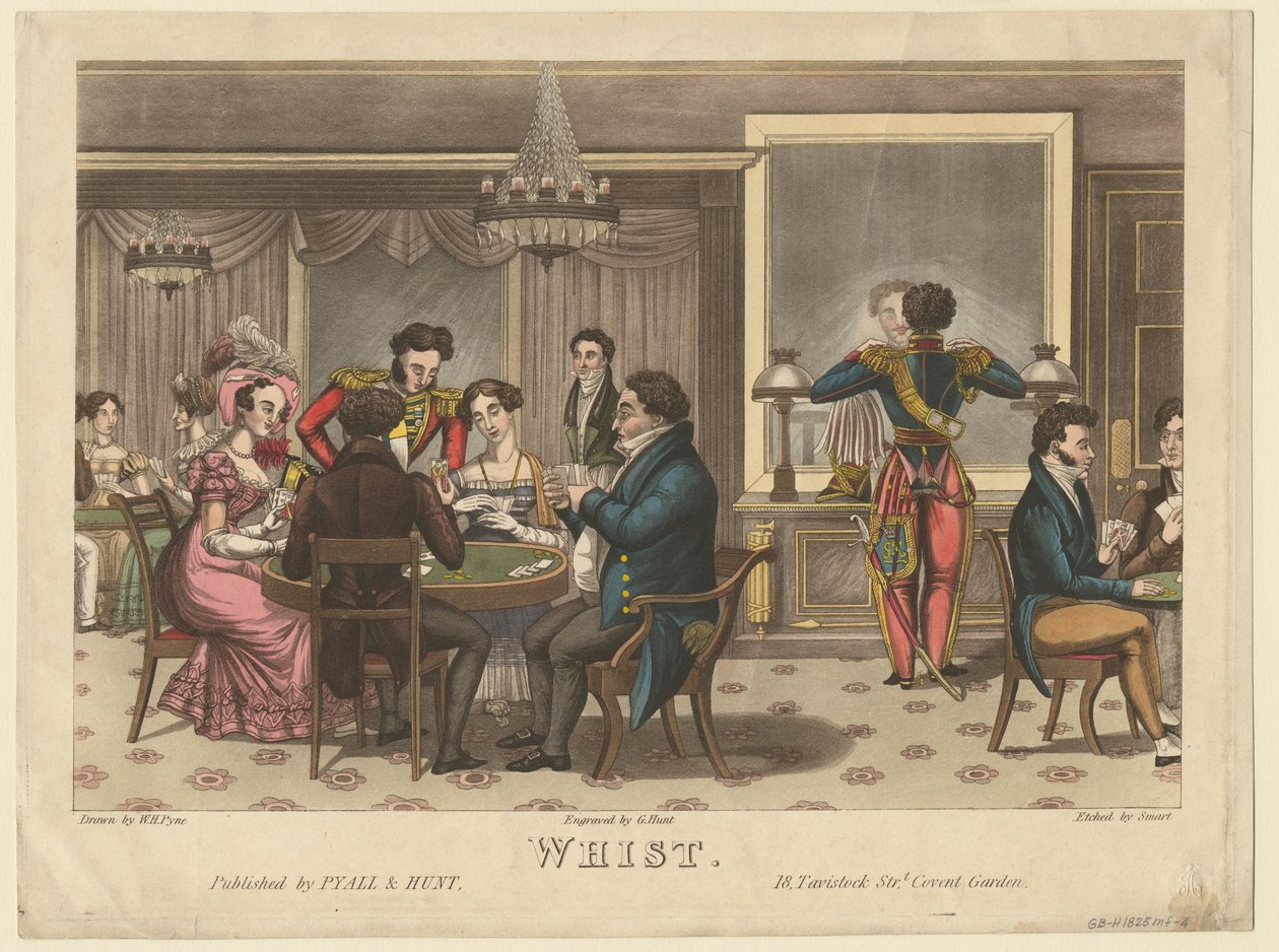 Whist, 1825 alkotó: William Henry Pyne
