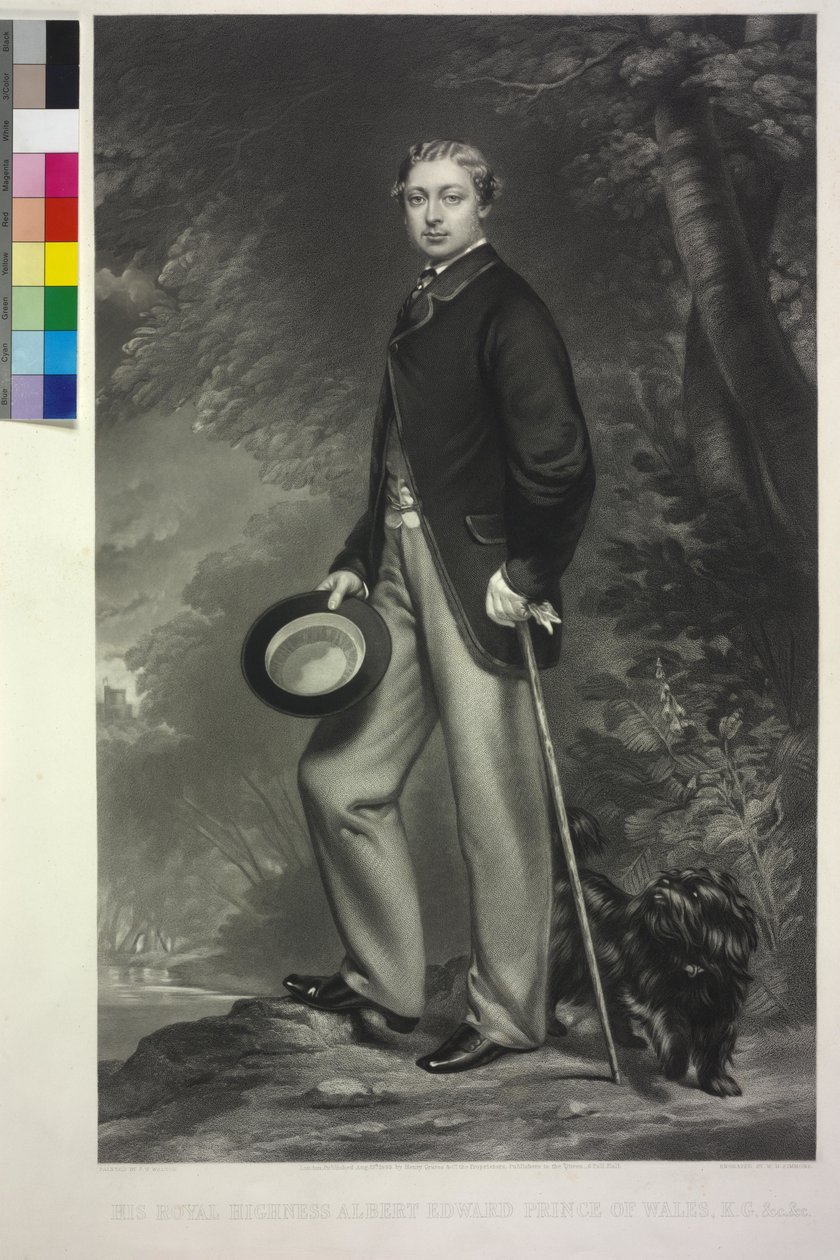 VII. Eduárd angol király alkotó: William Henry Simmons
