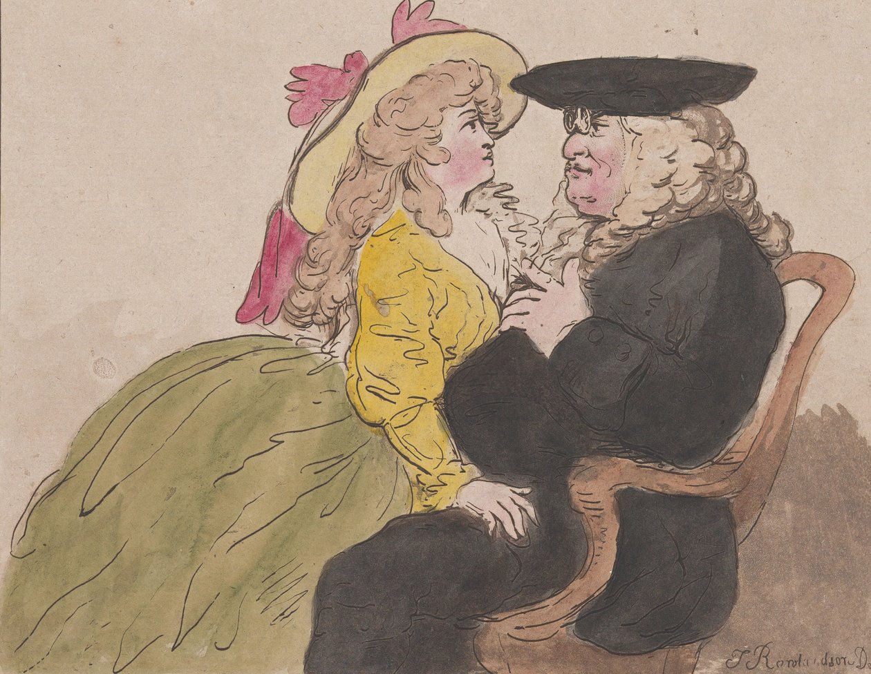 Hölgy ügyvéd térden – romantika, 1787. február 8. alkotó: William Henry Wood