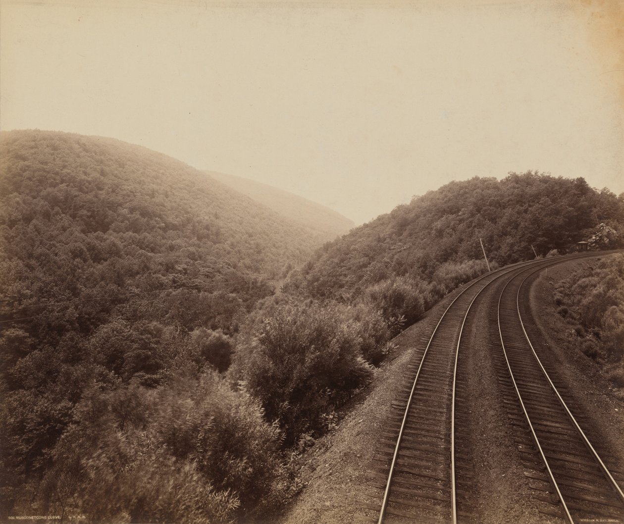 Musconetcong-görbe,c. 1895 (fotó) alkotó: William Herman Rau