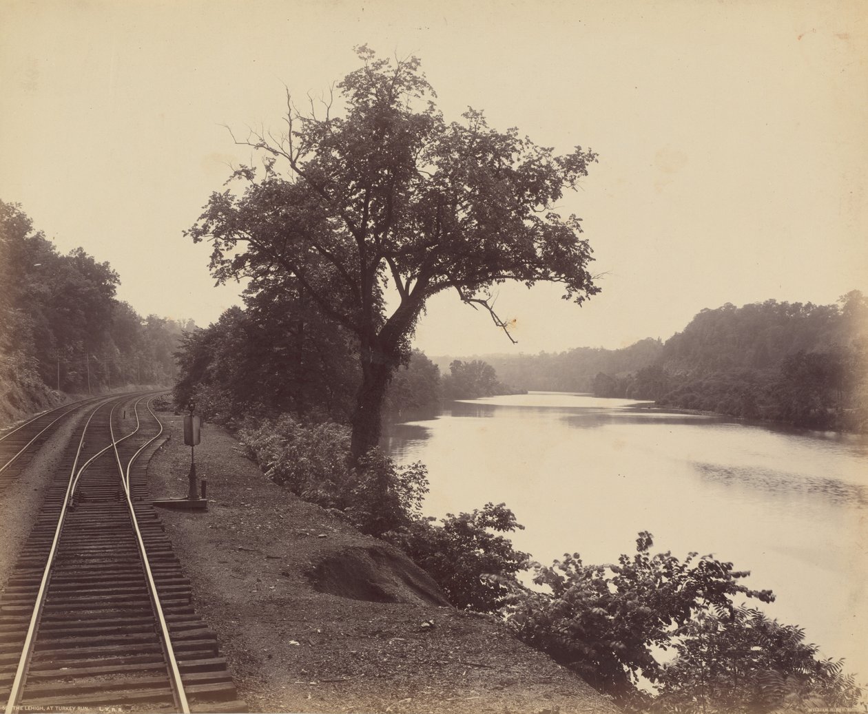 A Lehigh, At Turkey Run,c. 1895 (fotó) alkotó: William Herman Rau
