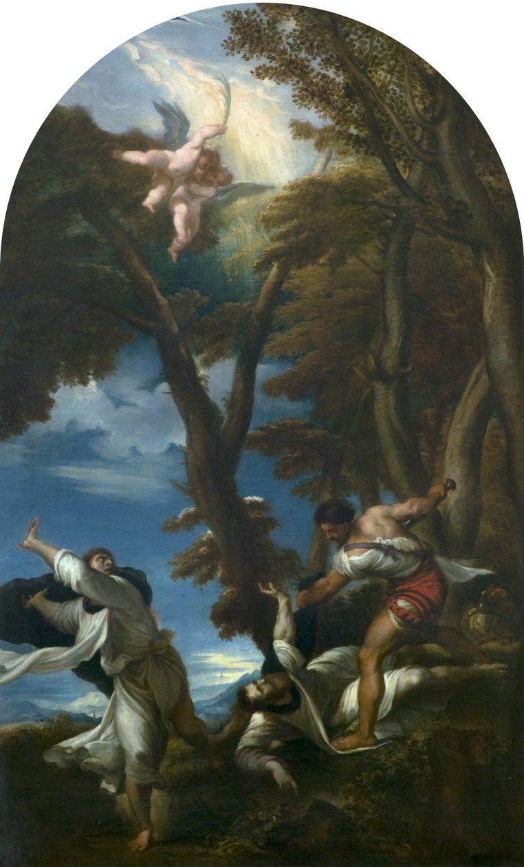 Szent Péter vértanú halála, Tizianus után, 1826 körül alkotó: William Hilton