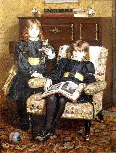 May és Violet Craik portréja alkotó: William Hippon Gadsby