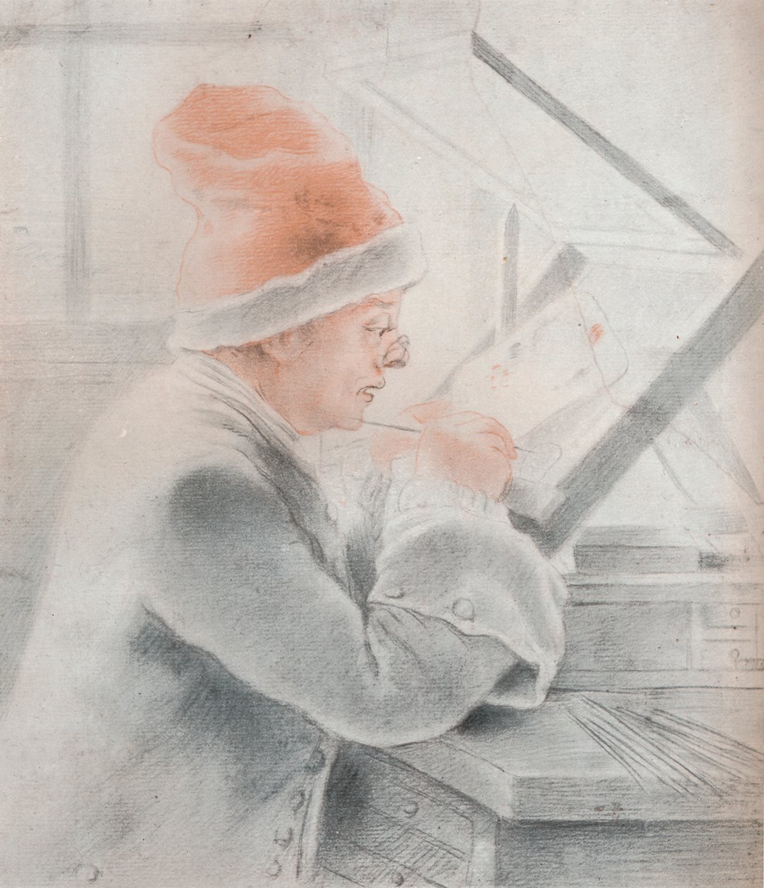 Christian Frederick Zincke, 1752 alkotó: William Hoare