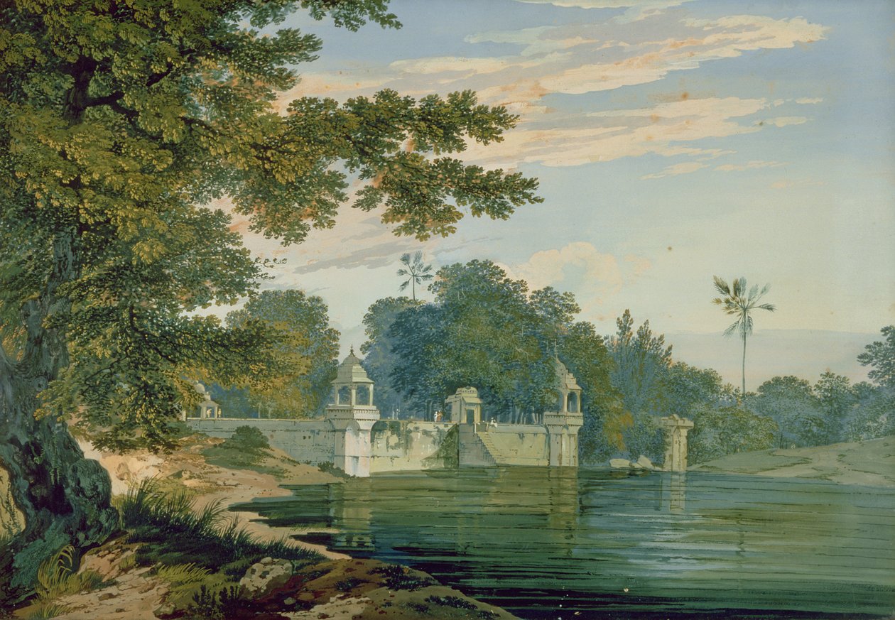 Kilátás Agra közelében, 1780 körül alkotó: William Hodges