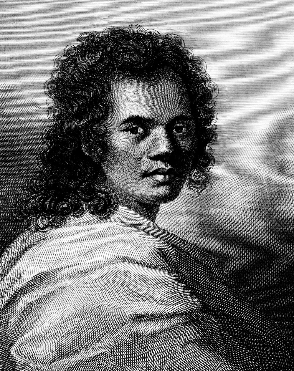 Omai, J. Caldwall metszete, 1777 alkotó: William Hodges
