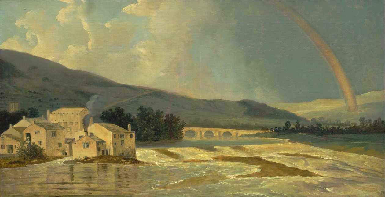 Otley híd a Wharfe folyón alkotó: William Hodges
