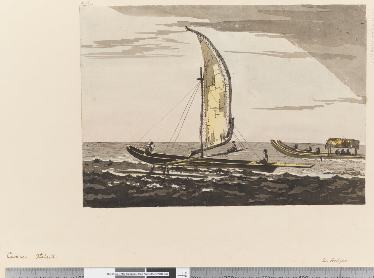15a. oldal Kenuk, Otaheite alkotó: William Hodges