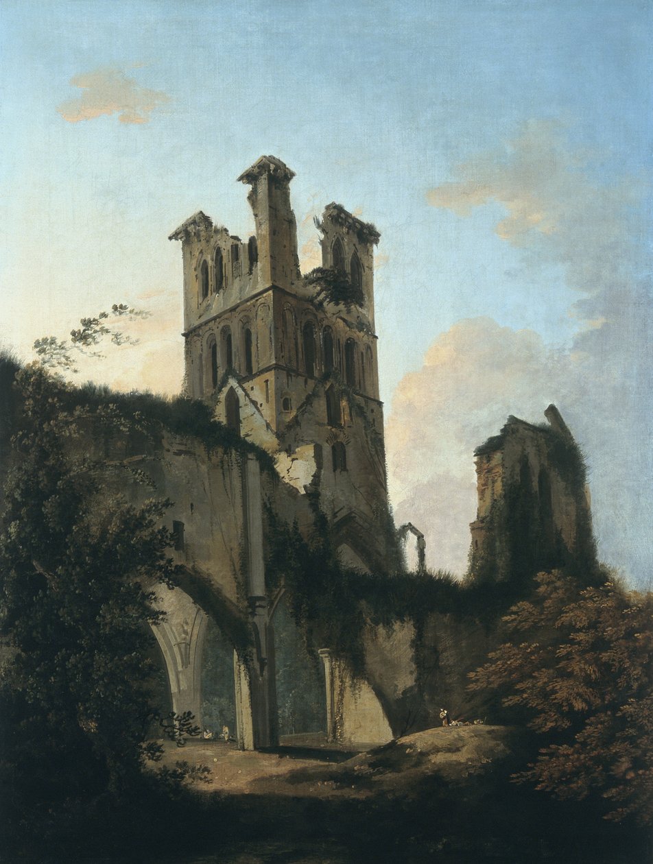 Llanthony apátság romjai (olaj, vászon) alkotó: William Hodges