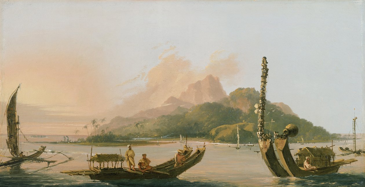 Tahiti: Irány délkelet 1773 alkotó: William Hodges