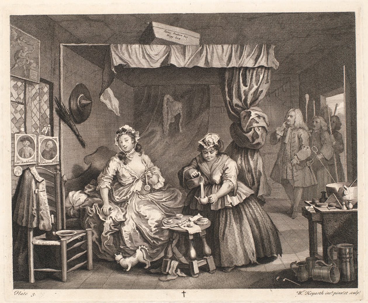 Egy szajha fejlődése alkotó: William Hogarth