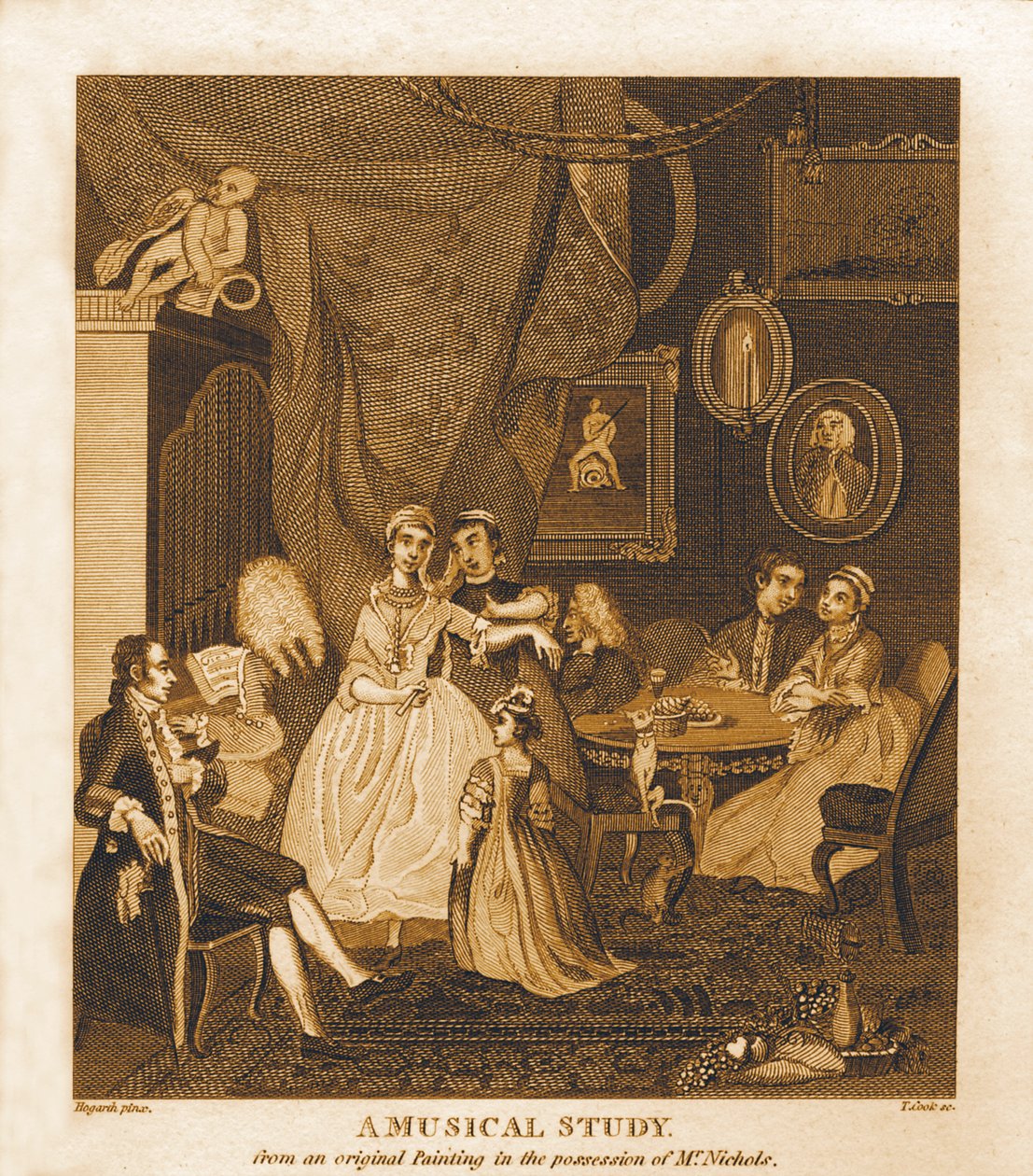 William Hogarth zenei tanulmánya alkotó: William Hogarth
