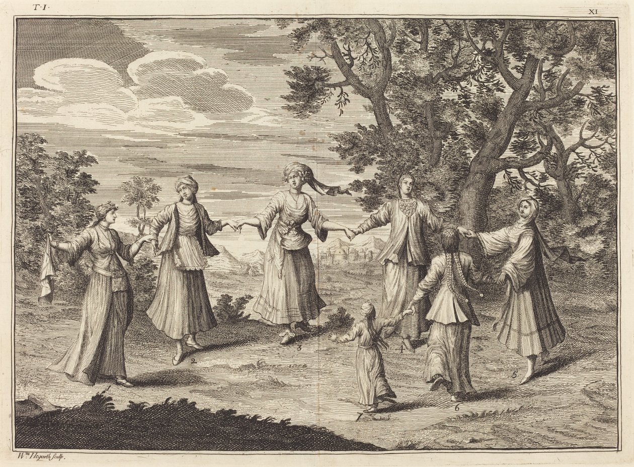 Egy bennszülött tánc alkotó: William Hogarth