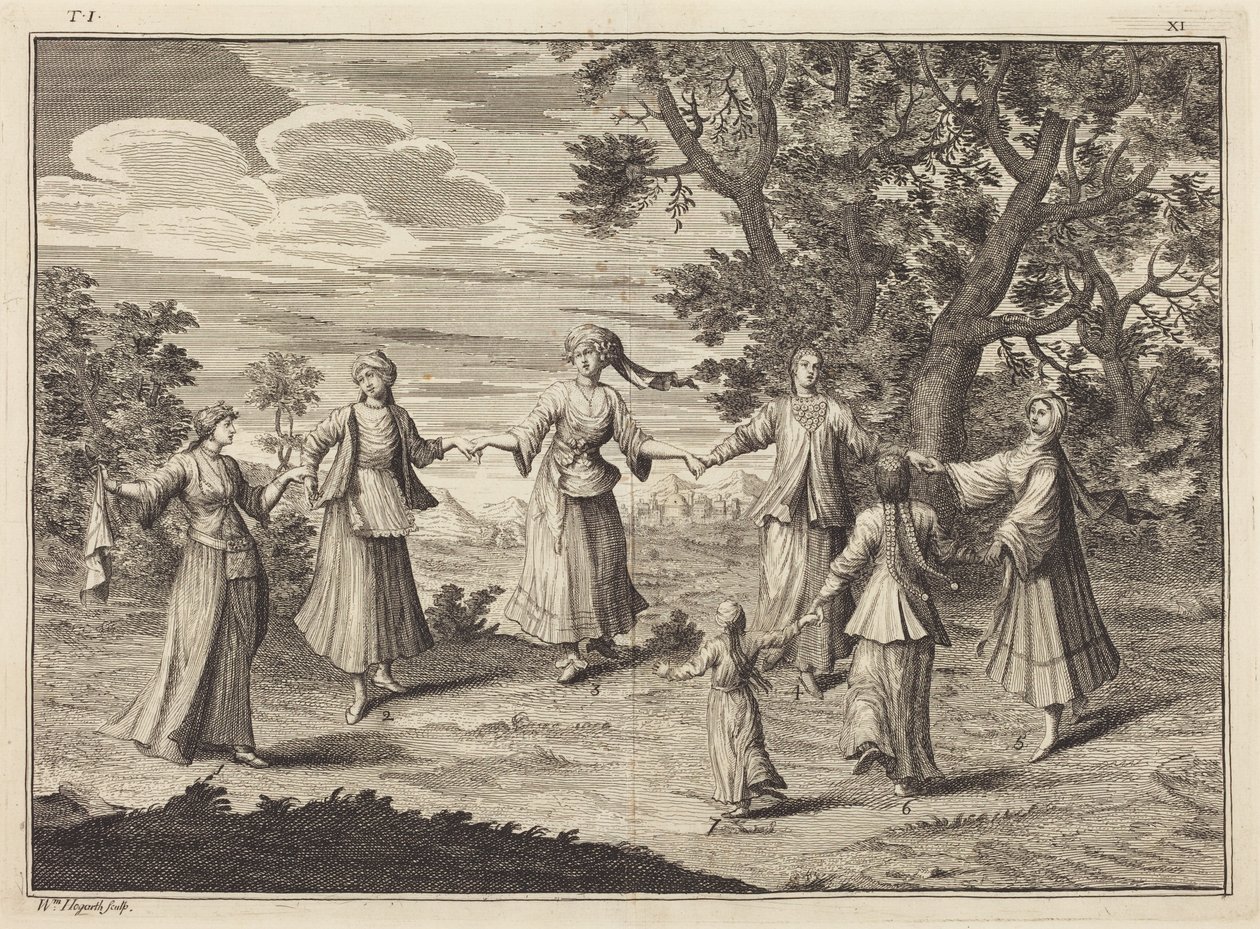 Őslakos tánc alkotó: William Hogarth