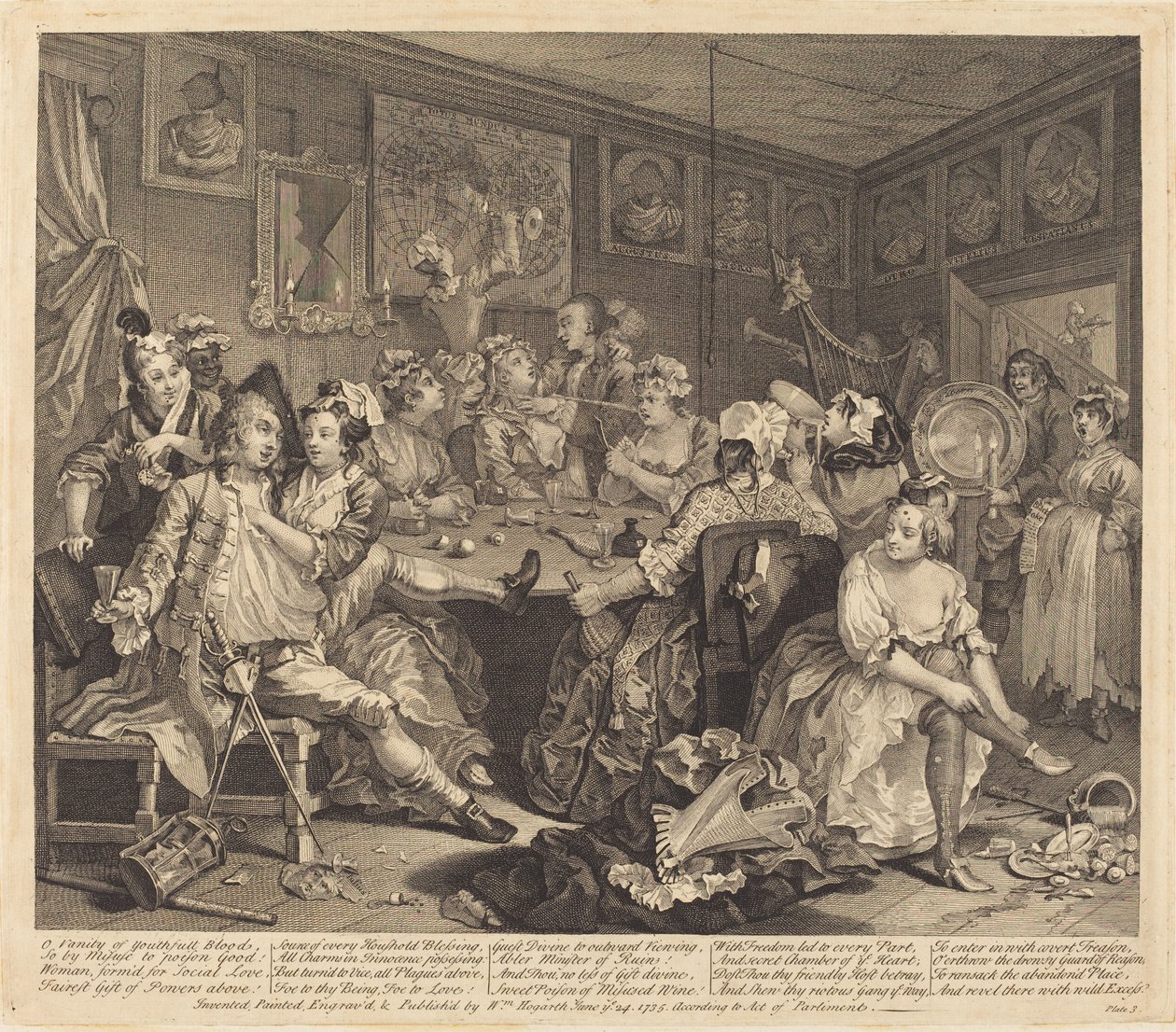 A gereblye fejlődése: pl.3 alkotó: William Hogarth