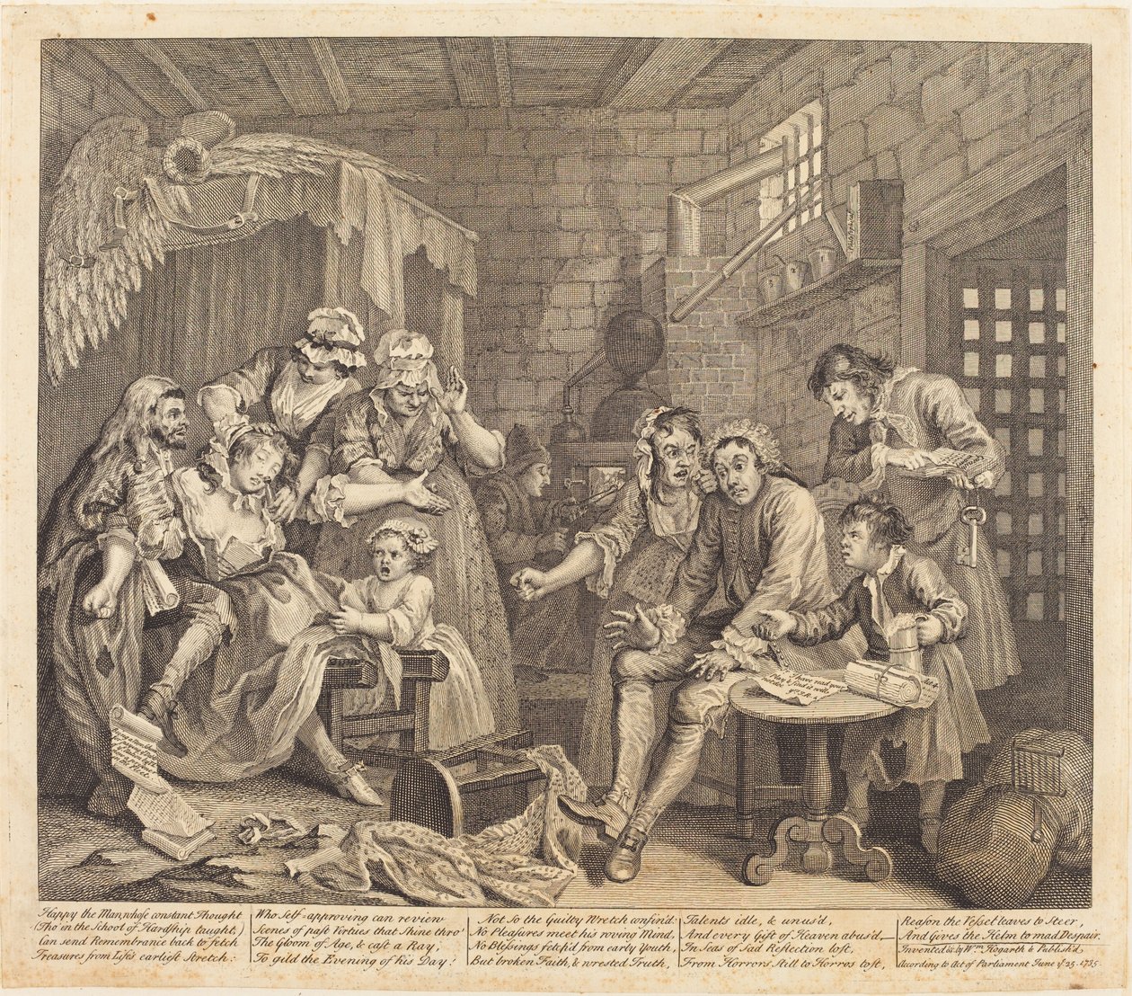 A gereblye fejlődése: pl.7 alkotó: William Hogarth