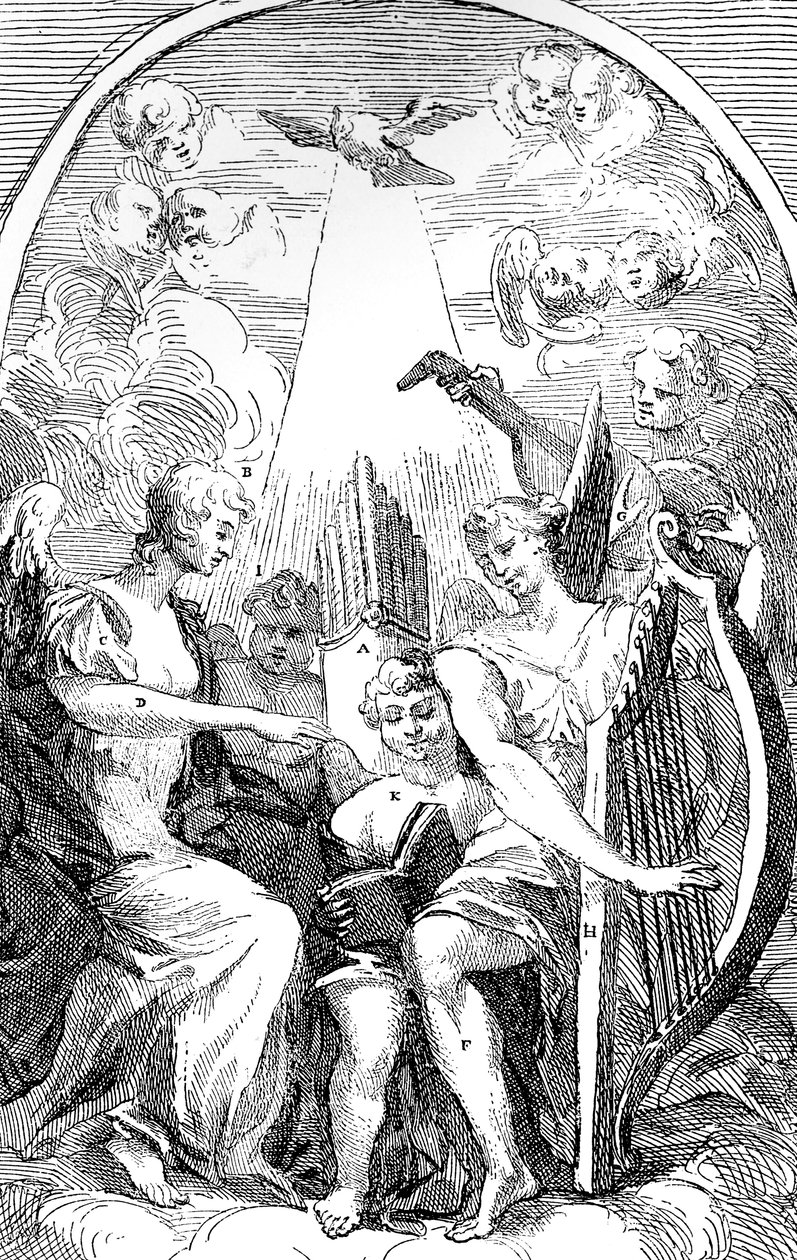 Kent szatírája az oltáron a St Clement Danes templomban, Westminster, 1725 alkotó: William Hogarth