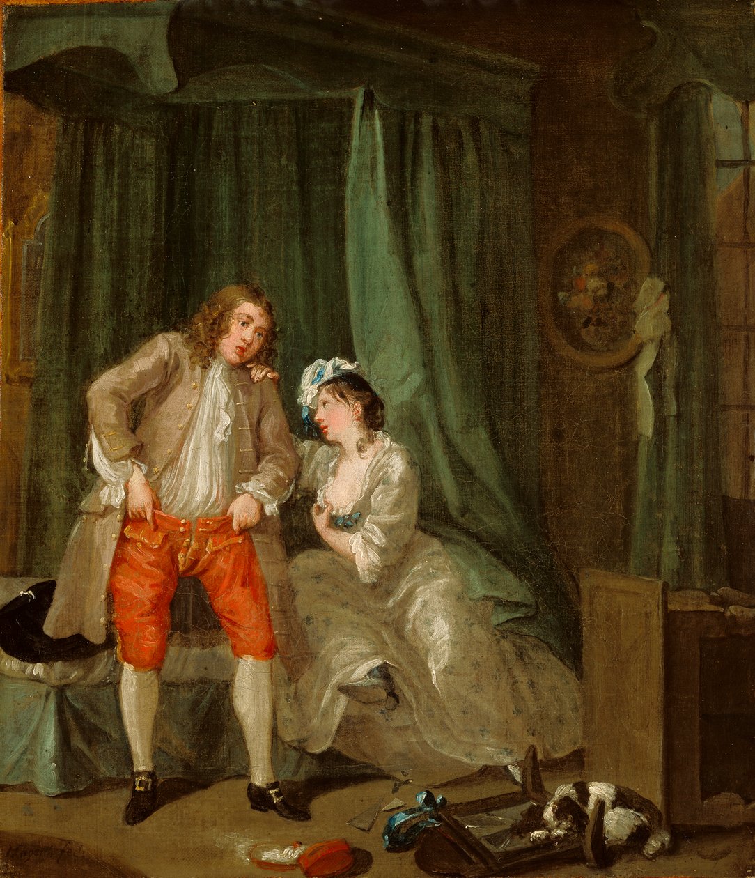 Utána, 1730-31 körül (olaj, vászon) alkotó: William Hogarth