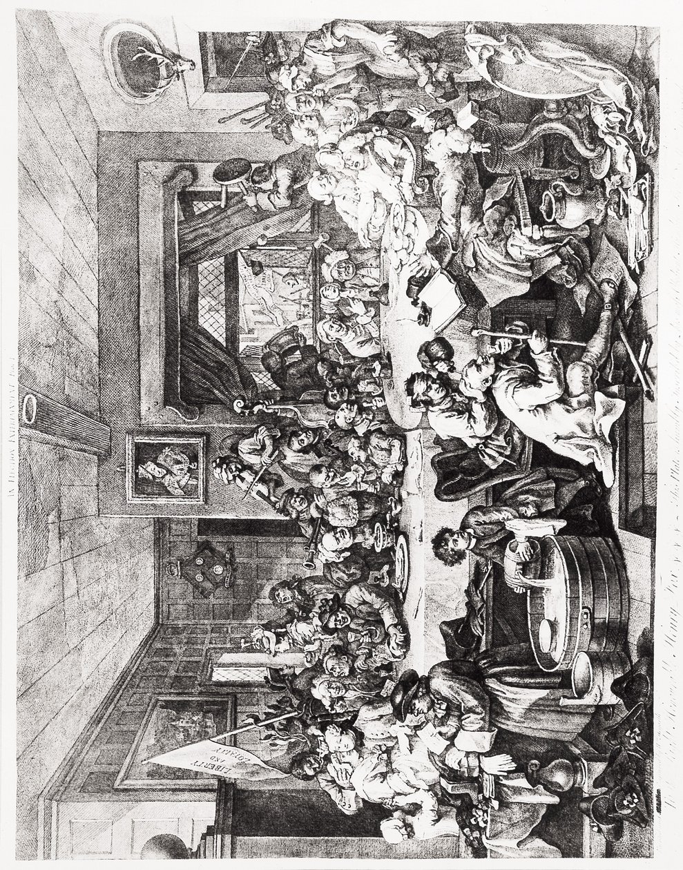 An Election Entertainment, I. tábla, február 24 alkotó: William Hogarth