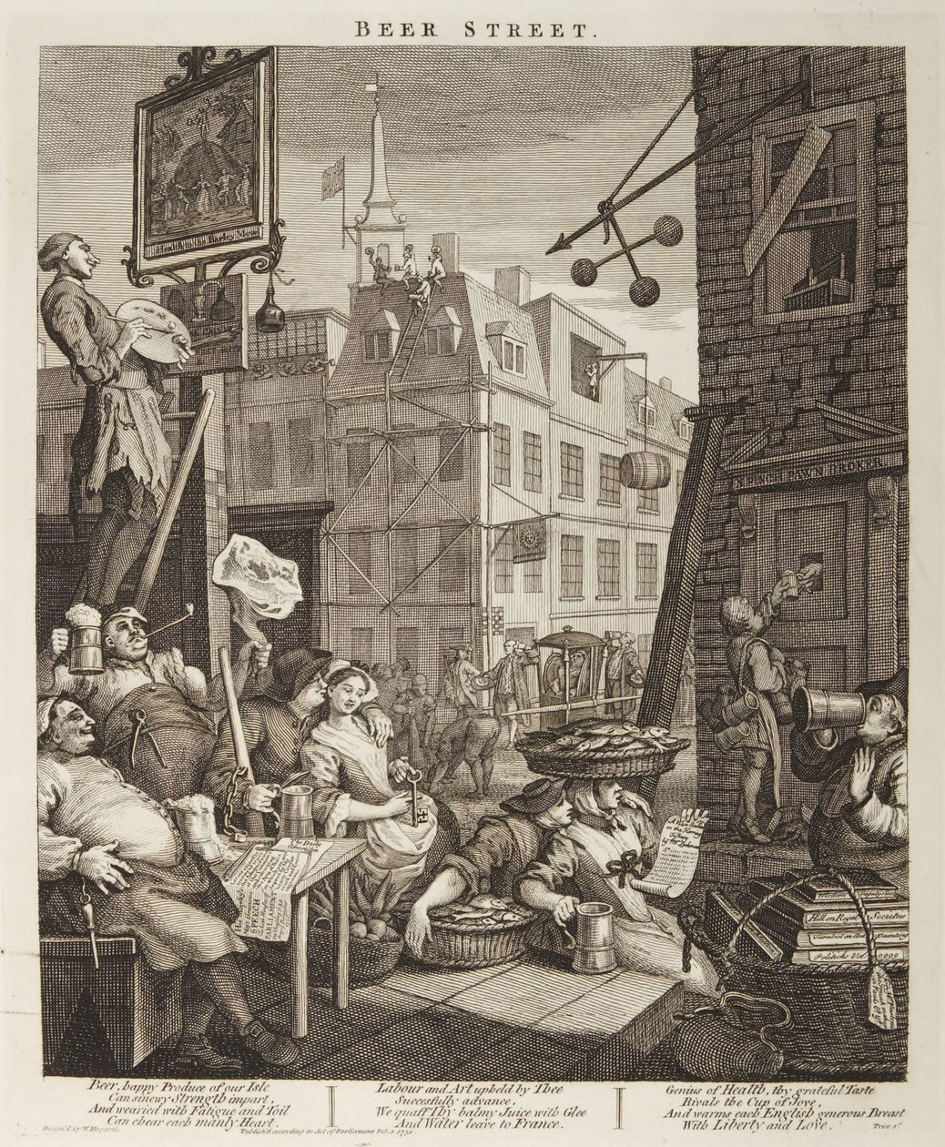 Sör utca alkotó: William Hogarth