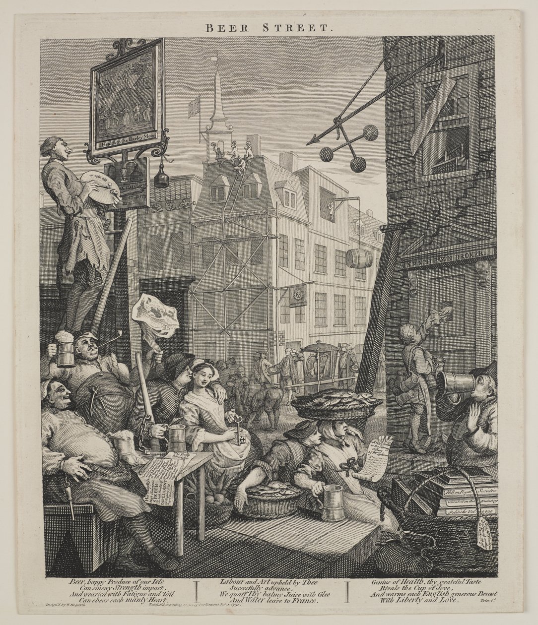Sör utca alkotó: William Hogarth