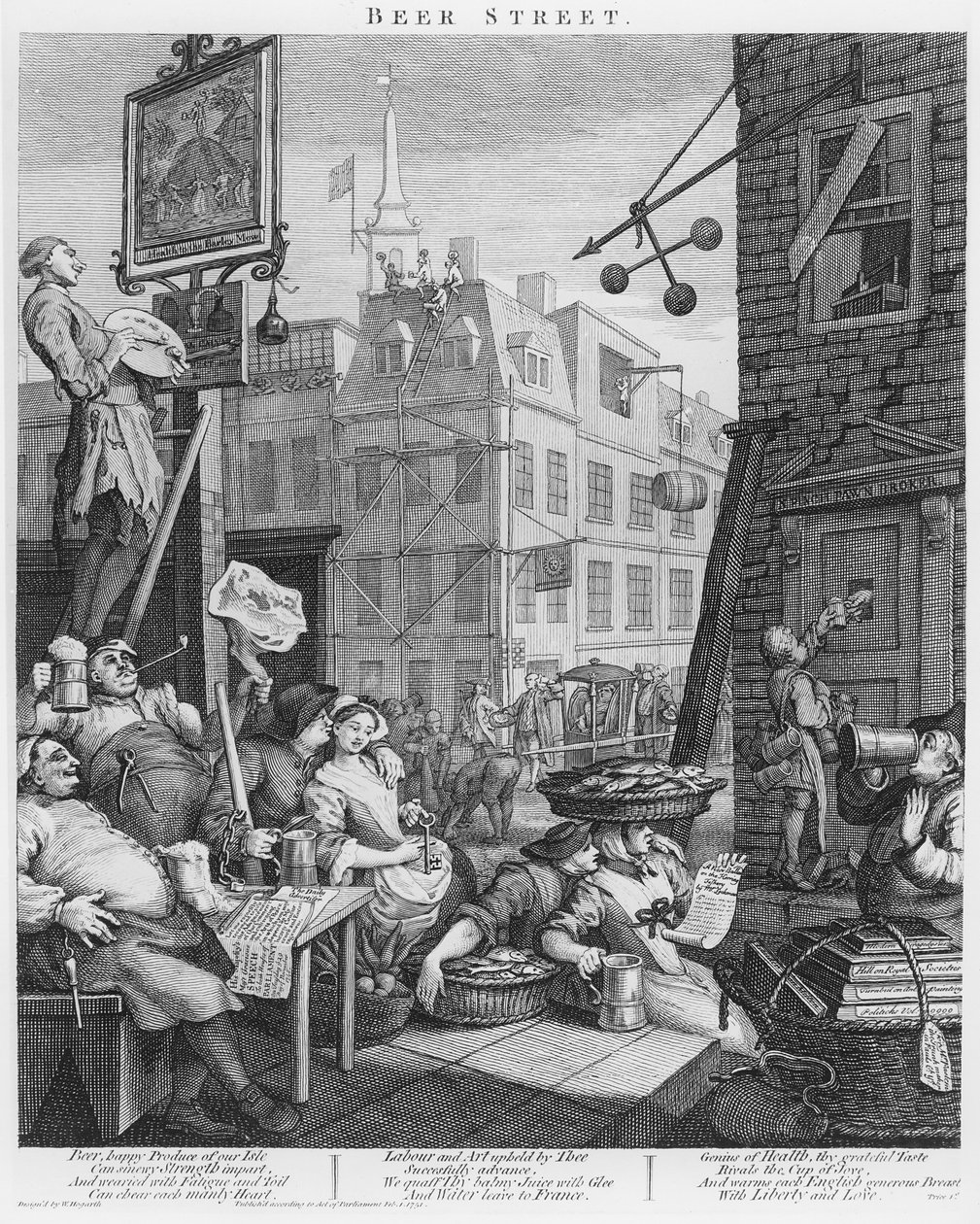 Sör utca alkotó: William Hogarth