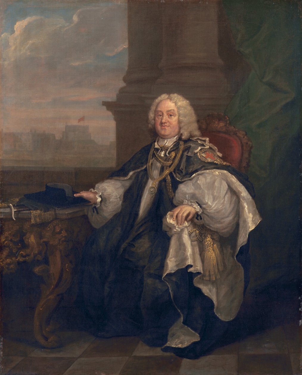 Benjamin Hoadly, Winchester püspöke, 1742 alkotó: William Hogarth