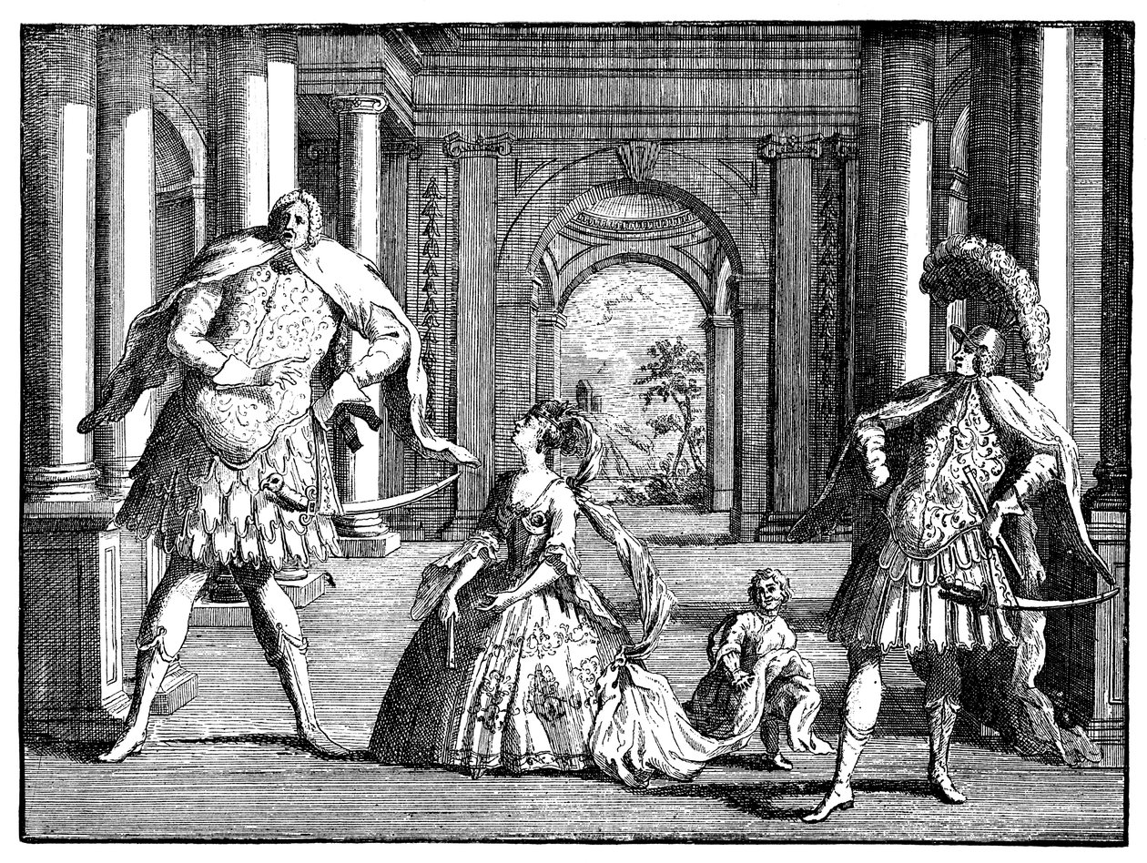 Berenstat, Cuzzoni és Senesino c1725. alkotó: William Hogarth