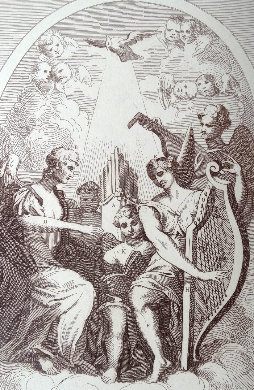 Burlesque on Kents Altarpiece at St Clement Danes alkotó: William Hogarth