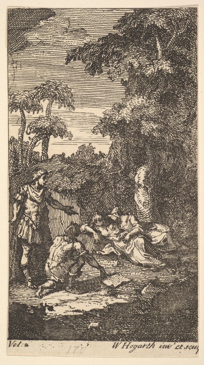 Cassandra, Frontispiece, 4. évf. 2:, 1725. alkotó: William Hogarth