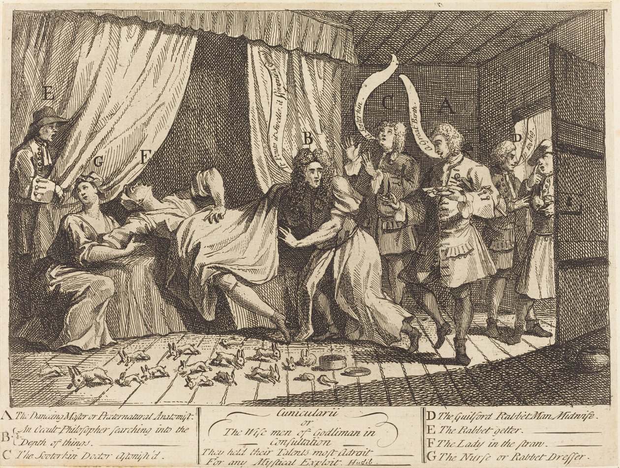 Cunicularii, avagy Godliman bölcsei a tanácskozásban alkotó: William Hogarth