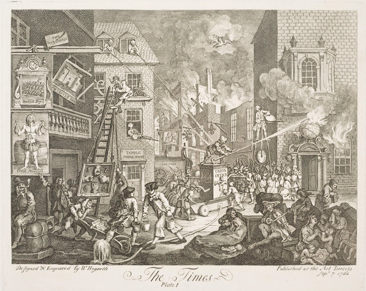 Az idő (1. tábla) alkotó: William Hogarth