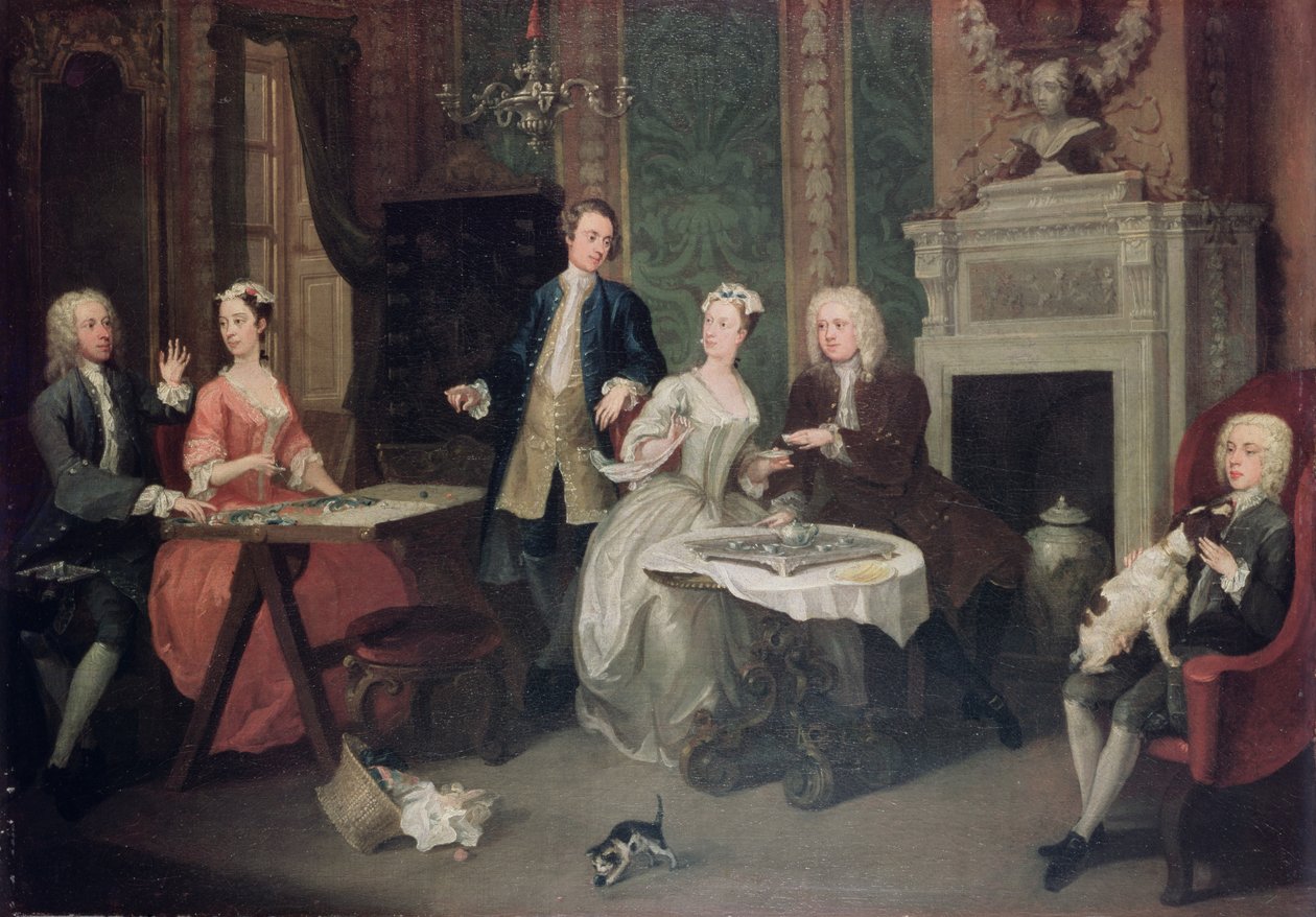 Családi buli alkotó: William Hogarth