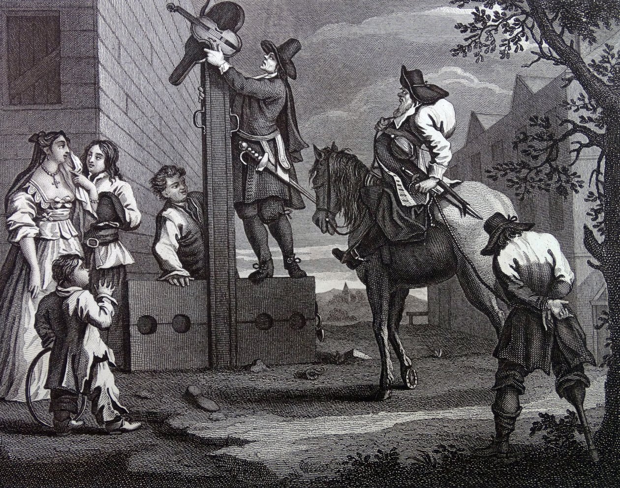 Samuel Butler Hudibras című művének előlapja alkotó: William Hogarth