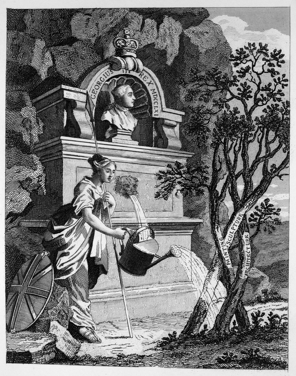 A művészkatalógus előlapja alkotó: William Hogarth
