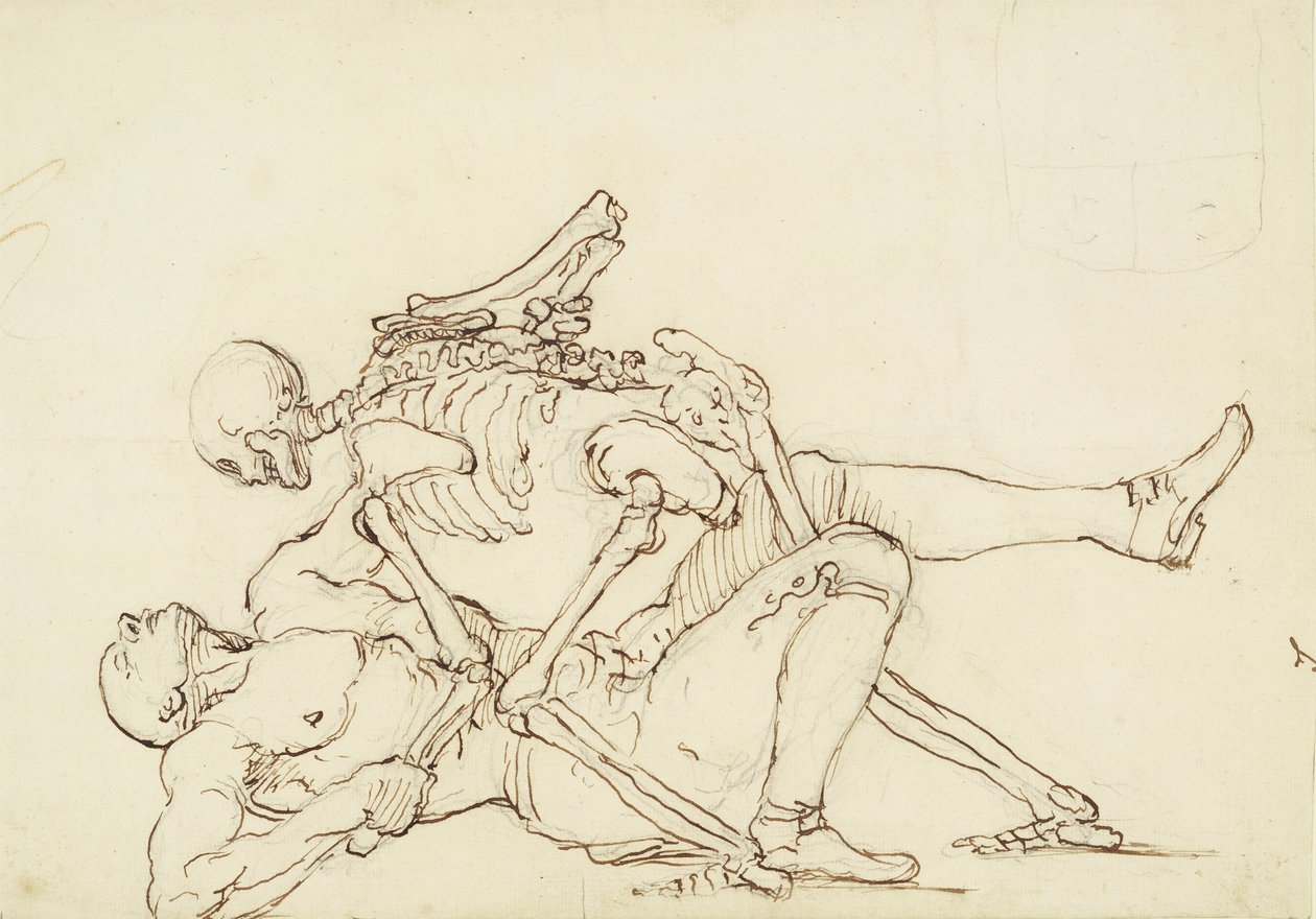 George Taylor sírfelirata, 1750 körül (toll és tinta grafit felett papíron) alkotó: William Hogarth