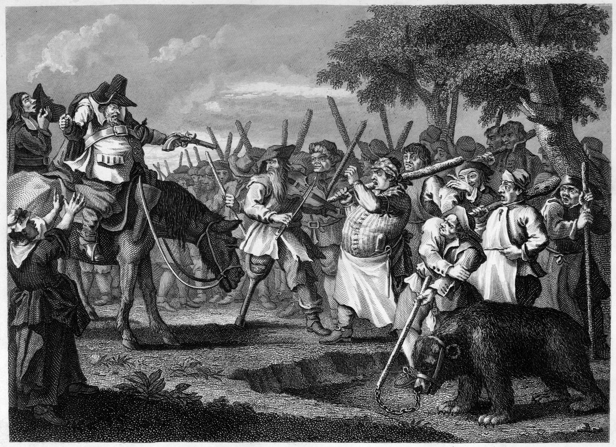 Hudibras első kalandja alkotó: William Hogarth