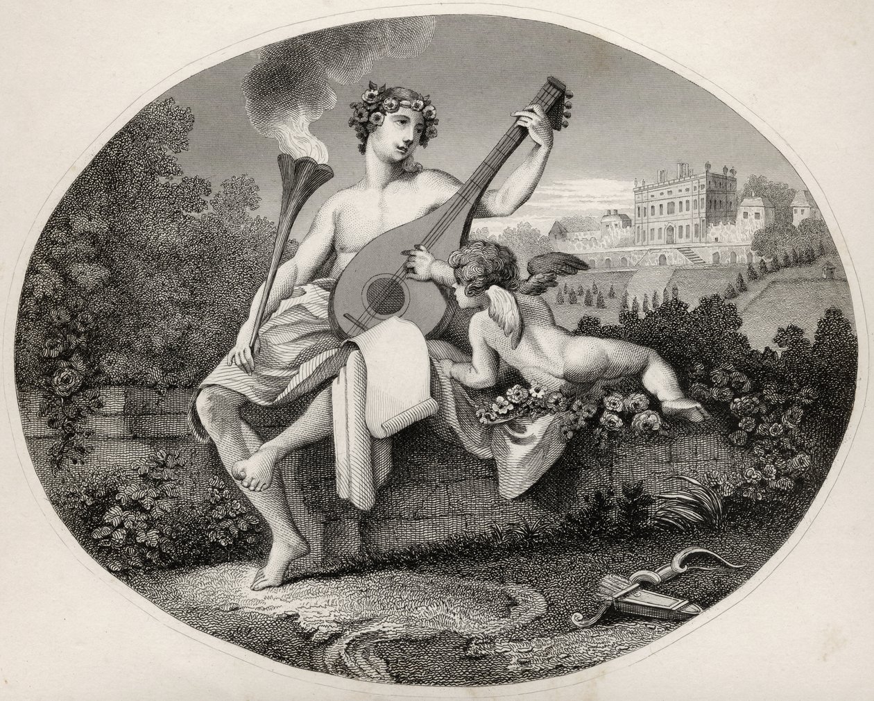 Szűzhártya és Ámor, a William Hogarth műveiből, 1833-ban alkotó: William Hogarth
