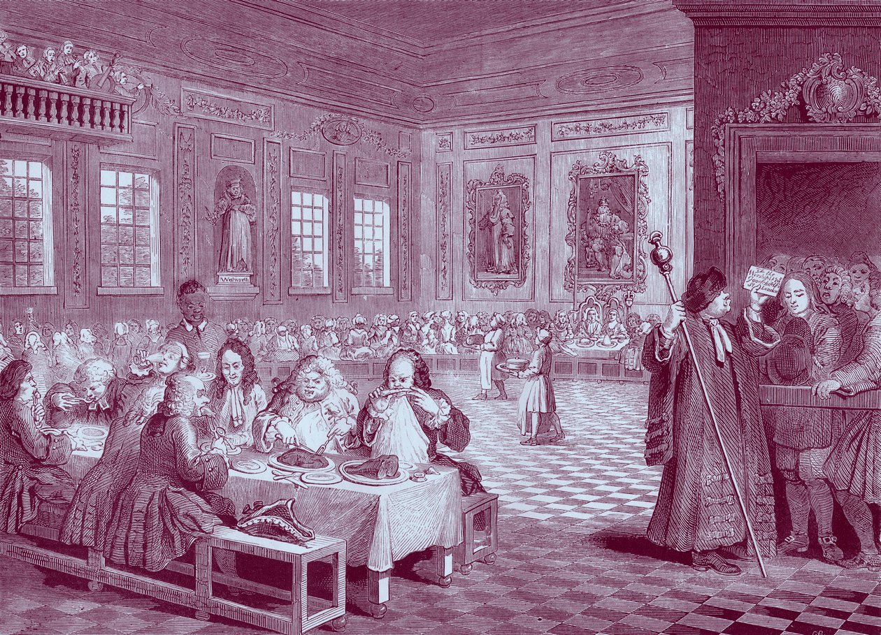 Ipar és tétlenség – William Hogarth alkotó: William Hogarth
