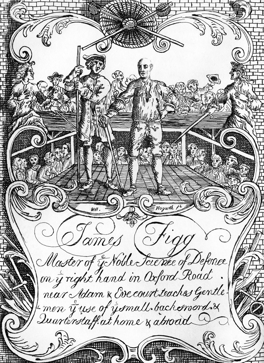 James Figg - William Hogarth reklámja, c. 1729/30 alkotó: William Hogarth