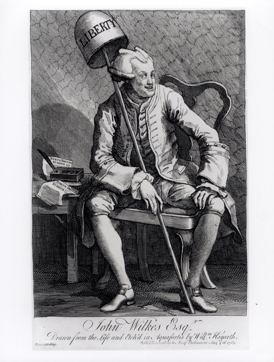 John Wilkes (1727-97) 1763 alkotó: William Hogarth