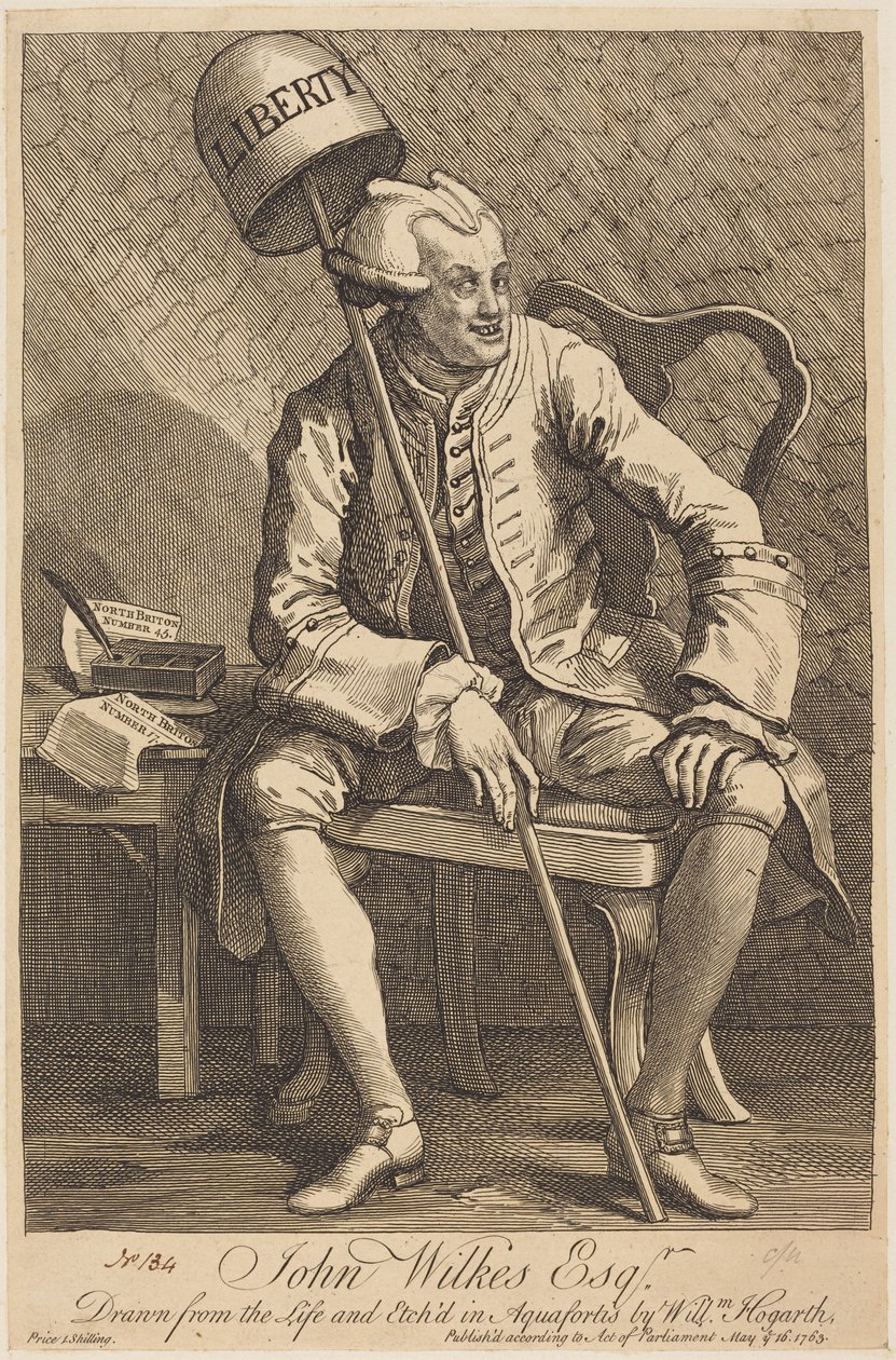 John Wilkes, Esq. alkotó: William Hogarth