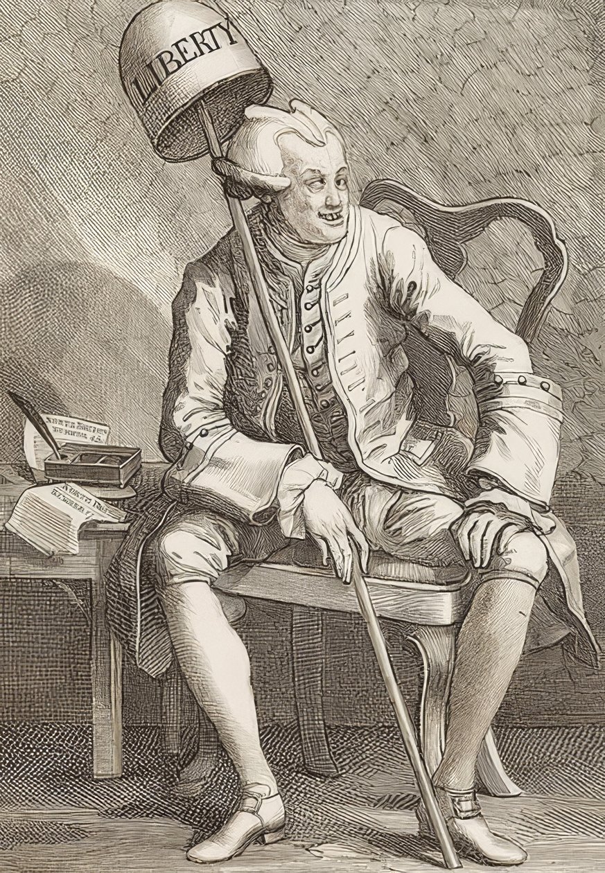 John Wilkes Esq. 1763 alkotó: William Hogarth