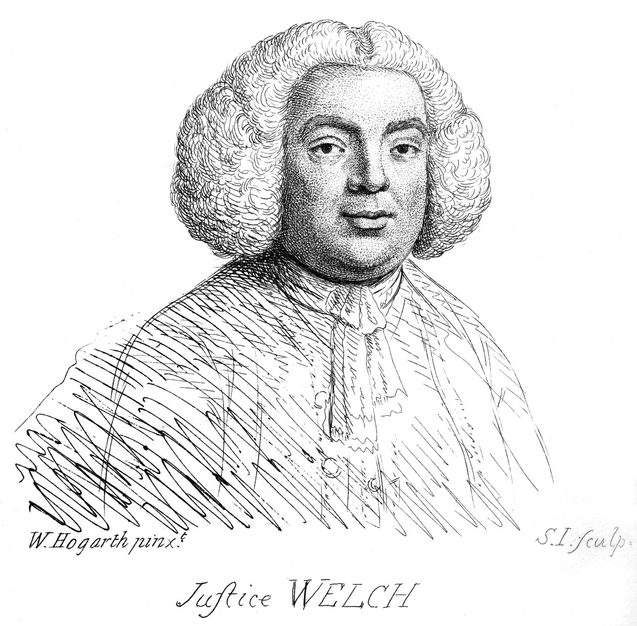 Welch igazságszolgáltatás – William Hogarth portréja alkotó: William Hogarth