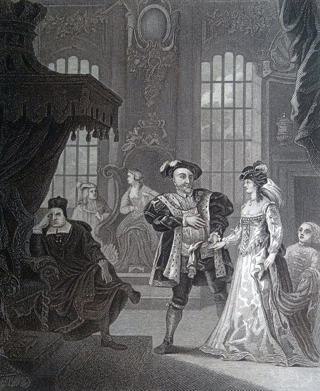 Nyolcadik Henrik király és Anna Bullen alkotó: William Hogarth