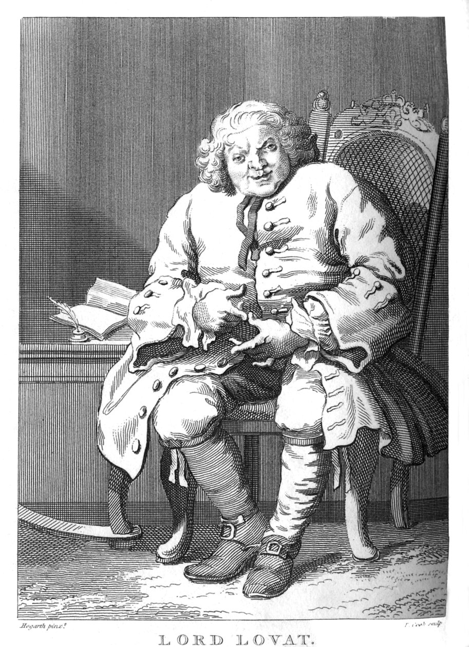 Lord Lovat by William Hogarth alkotó: William Hogarth
