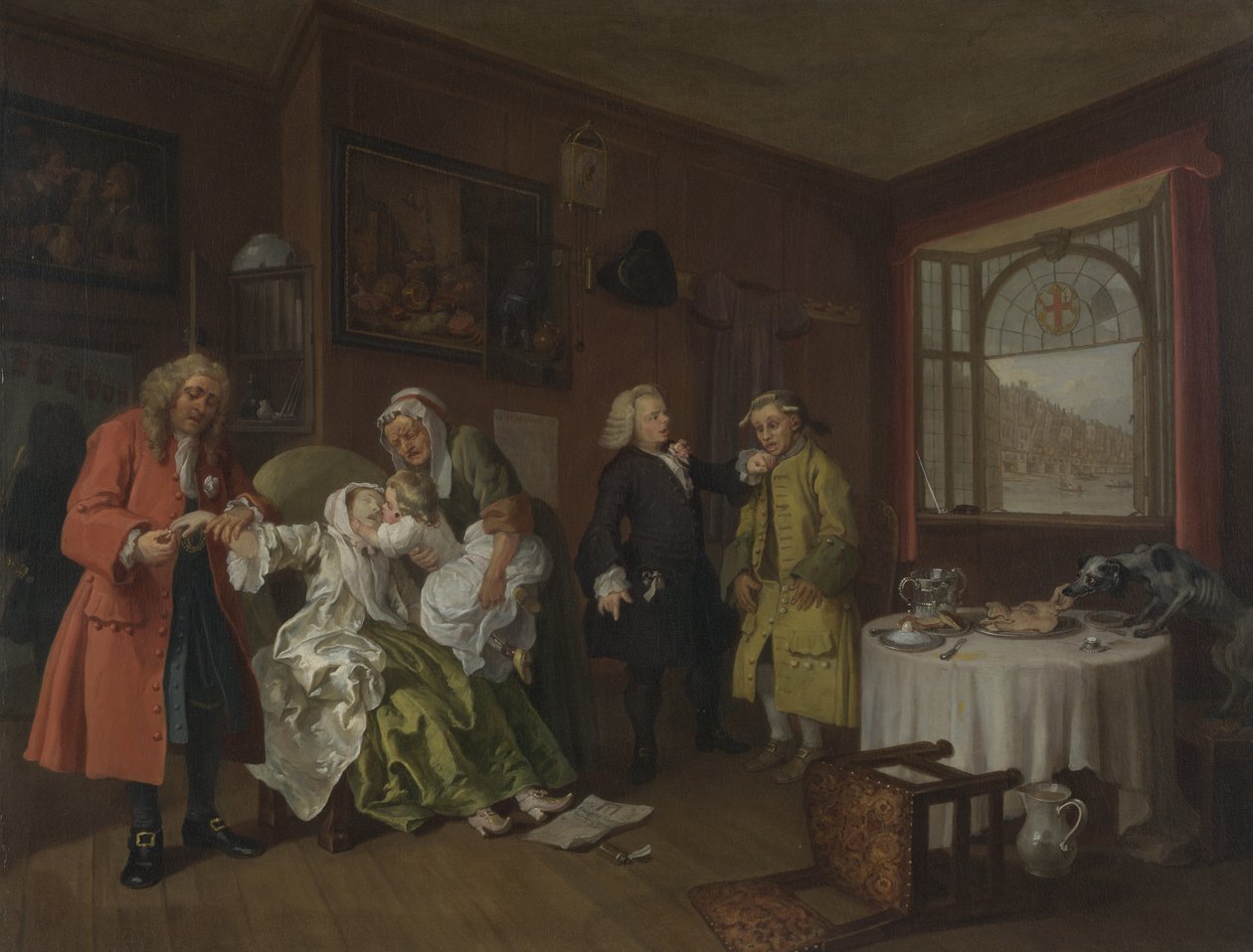Házasság A-la-Mode alkotó: William Hogarth