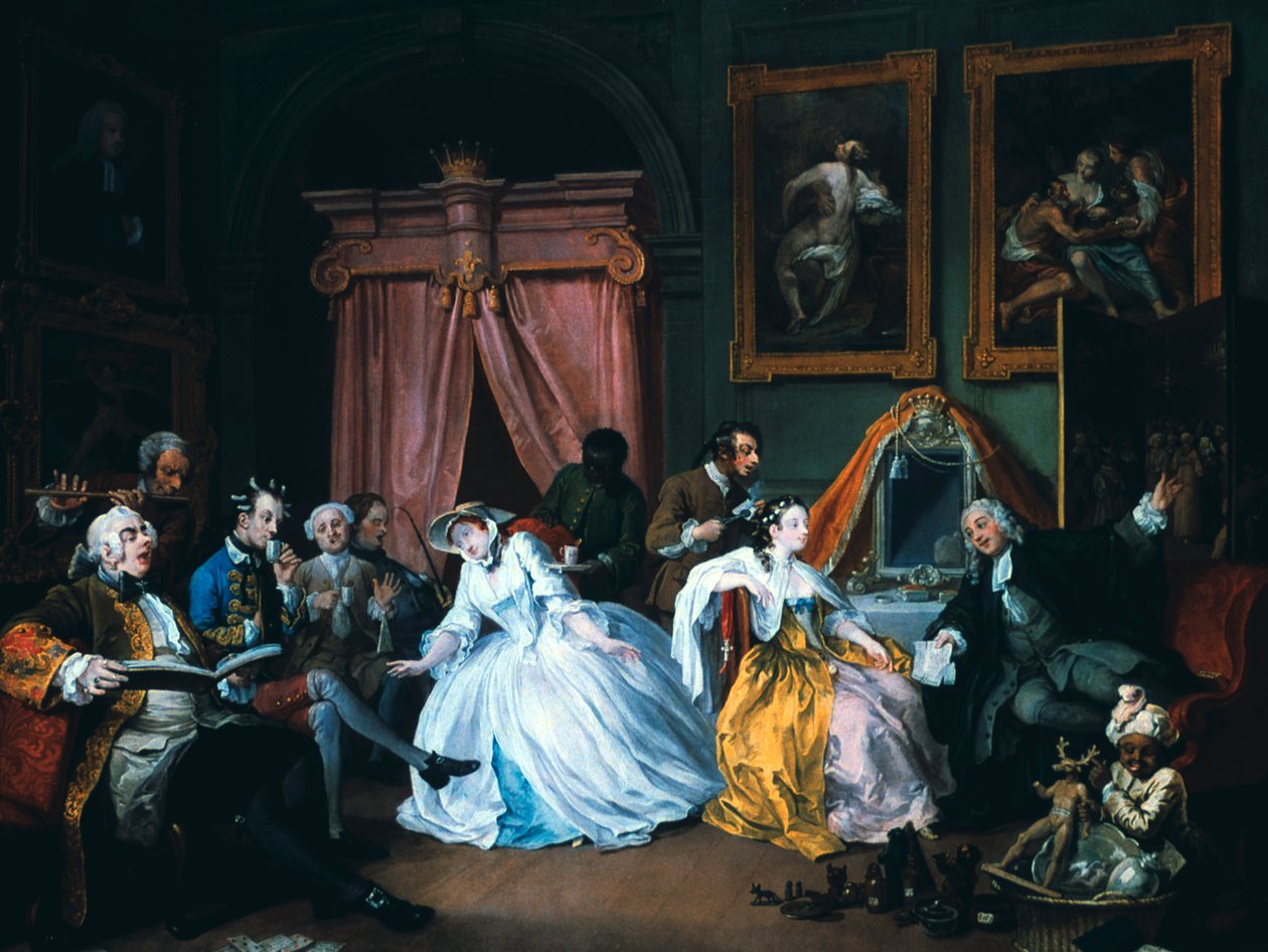Házasság A-la-Mode: 4. The Toilette, 1743 alkotó: William Hogarth